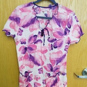 Koi scrub top